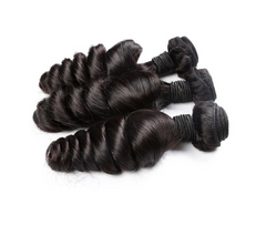 Brazilian Loose Wave hair extensions must be measured by pulling the hair straight. We highly recommend ordering 2-inches longer than your desired length - WestBlanc