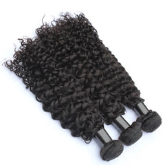 Indian curly hair extensions must be measured by pulling the hair straight. We highly recommend ordering 2-inches longer than your desired length. - WestBlanc