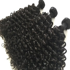 Indian curly hair extensions must be measured by pulling the hair straight. We highly recommend ordering 2-inches longer than your desired length. - WestBlanc