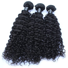 Indian curly hair extensions must be measured by pulling the hair straight. We highly recommend ordering 2-inches longer than your desired length. - WestBlanc